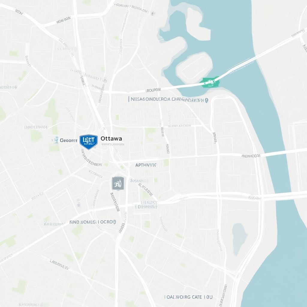 Map showing our office location